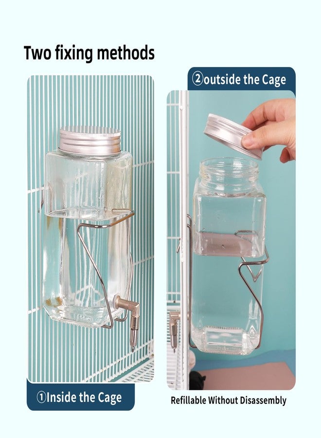 HardcorePet Rabbit Water Bottle, Bird Non drip Water Dispenser, Suitable for Guinea Pigs, Totoro, Rats, Hamsters and Other Small Animals(33 oz) - Image 3